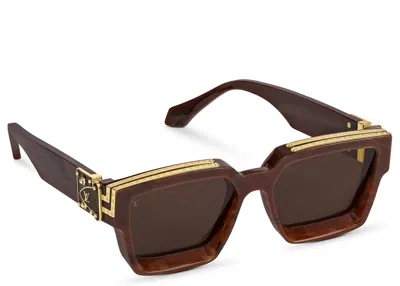 Pre-owned Louis Vuitton Men's  1.1 Millionaires Sunglasses Chocolat In Chocolate