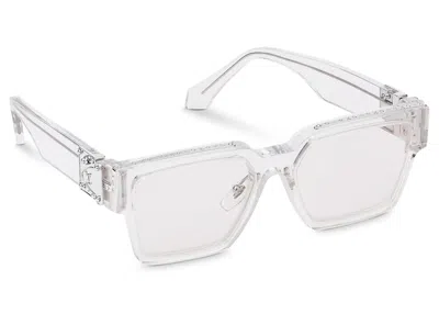 Pre-owned Louis Vuitton Men's  1.1 Millionaires Sunglasses In Clear In Transparent