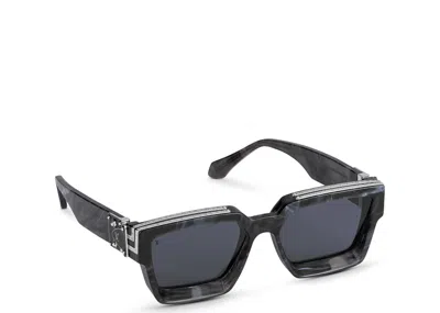 Pre-owned Louis Vuitton Men's  1.1 Millionaires Sunglasses In Gris Marble In Gray