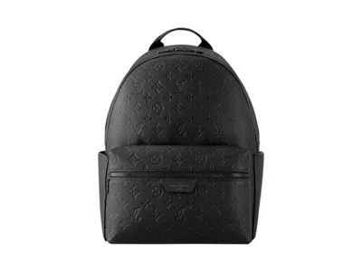 Pre-owned Louis Vuitton Men's  Backpack Discovery Monogram In Black