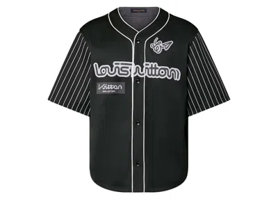 Pre-owned Louis Vuitton Men's  Baseball Shirt In Black