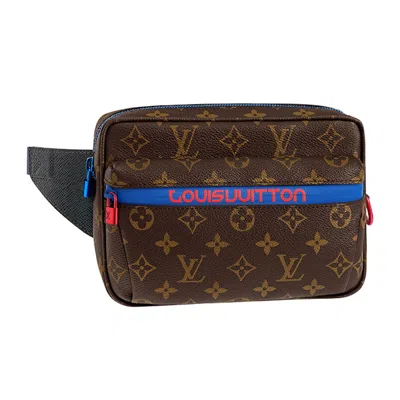 Pre-owned Louis Vuitton Men's  Bumbag Monogram Outdoor Pm In Brown