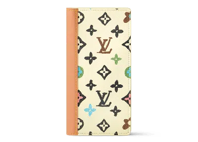 Pre-owned Louis Vuitton Men's  By Tyler, The Creator Brazza Wallet In Vanilla Craggy Monogram In Brown