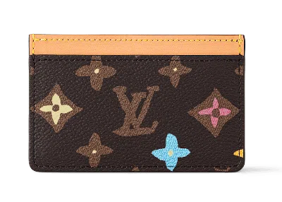 Pre-owned Louis Vuitton Men's  By Tyler, The Creator Card Holder In Chocolate Craggy Monogram In Brown