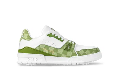 Pre-owned Louis Vuitton Men's  By Tyler, The Creator Damier Sneakers In Green/white