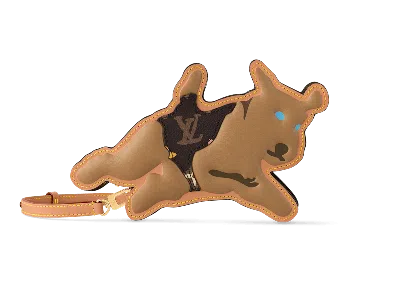 Pre-owned Louis Vuitton Men's  By Tyler, The Creator Dog On Strap In Chocolate