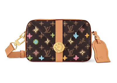 Pre-owned Louis Vuitton Men's  By Tyler, The Creator Envelope Messenger In Chocolate Craggy Monogram