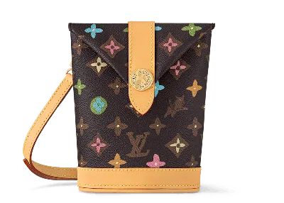 Pre-owned Louis Vuitton Men's  By Tyler, The Creator Envelope Pouch In Chocolate Craggy Monogram In Brown