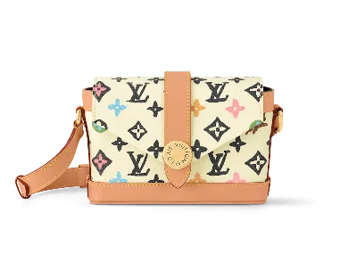 Pre-owned Louis Vuitton Men's  By Tyler, The Creator Envelope Wearable Wallet In Vanilla Craggy Monogram