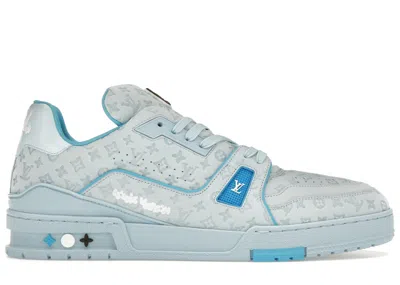 Pre-owned Louis Vuitton Men's  By Tyler, The Creator Lv Trainer Sneakers In Blue