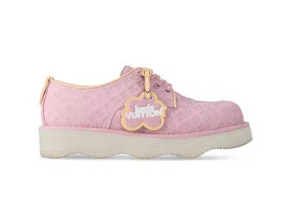 Pre-owned Louis Vuitton Men's  By Tyler, The Creator Lv Waves Derby Sneakers In Pink