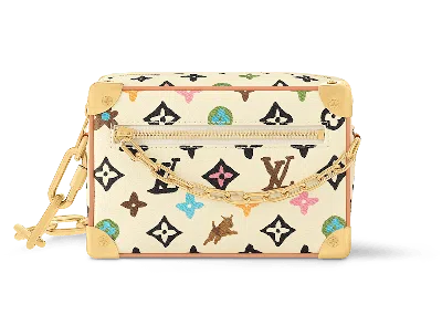 Pre-owned Louis Vuitton Men's  By Tyler, The Creator Mini Soft Trunk In Vanilla Craggy Monogram In Brown