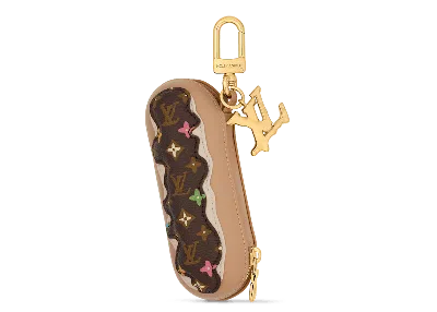 Pre-owned Louis Vuitton Men's  By Tyler, The Creator Monogram Craggy Eclair Bag Charm In Brown
