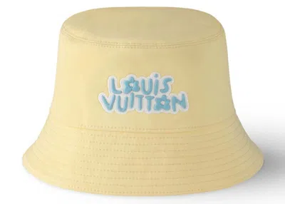 Pre-owned Louis Vuitton Men's  By Tyler, The Creator Monogram Craggy Reversible Bucket Hat In Beige