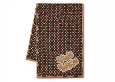 Pre-owned Louis Vuitton Men's  By Tyler, The Creator Monogram Craggy Stole In Brown