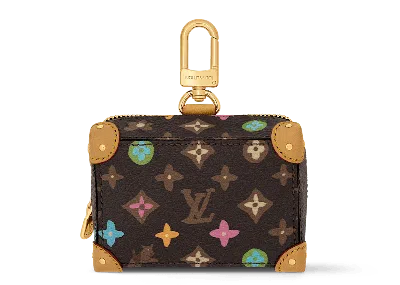 Pre-owned Louis Vuitton Men's  By Tyler, The Creator Monogram Craggy Trunk Key Holder And Bag Charm In Chocolat