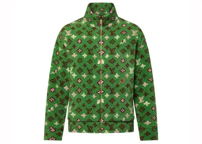 Pre-owned Louis Vuitton Men's  By Tyler, The Creator Monogram Fleece Blouson In Green