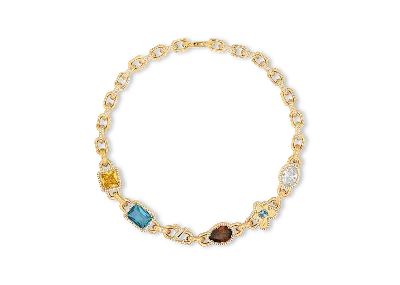 Pre-owned Louis Vuitton Men's  By Tyler, The Creator Paradise Stone Necklace In Gold/color