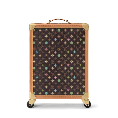 Pre-owned Louis Vuitton Men's  By Tyler, The Creator Rolling Trunk In Chocolate Craggy Monogram