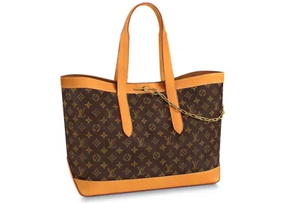 Pre-owned Louis Vuitton Men's  Cabas Voyage Monogram Legacy In Brown