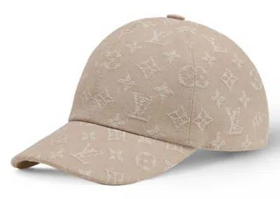 Pre-owned Louis Vuitton Men's  Cap Monogram Essential In Beige