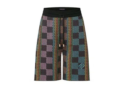 Pre-owned Louis Vuitton Men's  Damier Cotton Knit Shorts