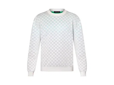 Pre-owned Louis Vuitton Men's  Damier Gradient Jacquard Pullover