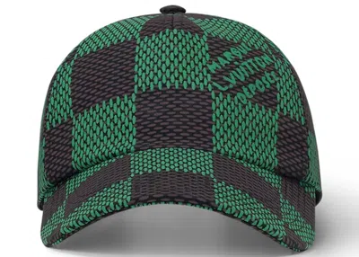 Pre-owned Louis Vuitton Men's  Damier Pop Cap In Green