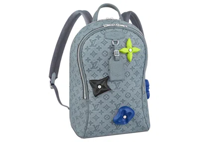 Pre-owned Louis Vuitton Men's  Ellipse Backpack In Granite