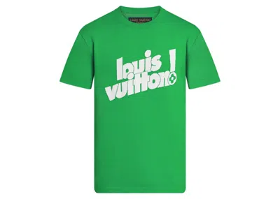 Pre-owned Louis Vuitton Men's  Everyday Lv Crewneck Sweatshirt In Green