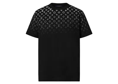 Pre-owned Louis Vuitton Men's  Gradient Cotton T-shirt In White/black