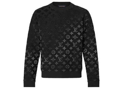 Pre-owned Louis Vuitton Men's  Gradient Monogram Fil Coupe Sweatshirt