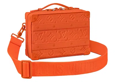 Pre-owned Louis Vuitton Men's  Handle Soft Trunk Taurillon Monogram In Orange