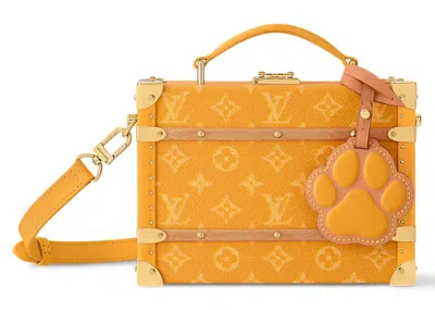 Pre-owned Louis Vuitton Men's  Handle Trunk In Yellow