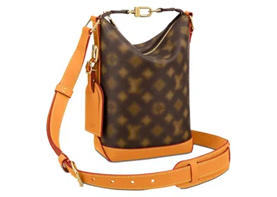 Pre-owned Louis Vuitton Men's  Hobo Cruiser Pm Blurry Monogram In Brown