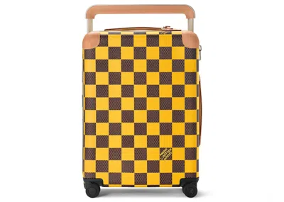 Pre-owned Louis Vuitton Men's  Horizon 55 Damier Pop In Yellow