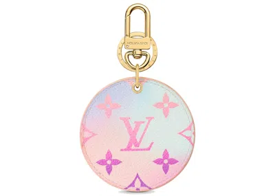 Pre-owned Louis Vuitton Men's  Illustre Bag Charm And Key Holder In Sunrise Pastel