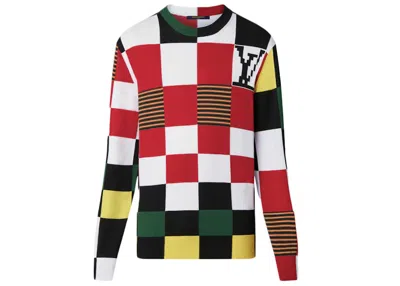 Pre-owned Louis Vuitton Men's  Intarsia Pullover In Multi