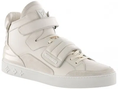 Pre-owned Louis Vuitton Men's  Jaspers Kanye Sneakers In Cream