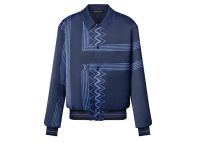 Pre-owned Louis Vuitton Men's  Karakoram Souvenir Jacket In Indigo In Purple