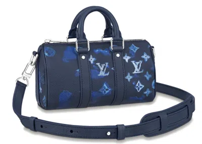 Pre-owned Louis Vuitton Men's  Keepall Xs Ink Watercolor