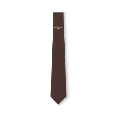 Pre-owned Louis Vuitton Men's   Tie In Brown