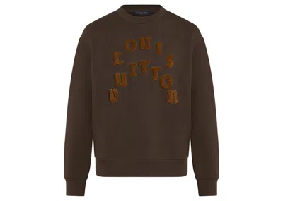 Pre-owned Louis Vuitton Men's   Tuffetage Crewneck Sweatshirt In Brown