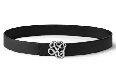 Pre-owned Louis Vuitton Men's  Lv Dynasty 35mm Reversible Belt In Black