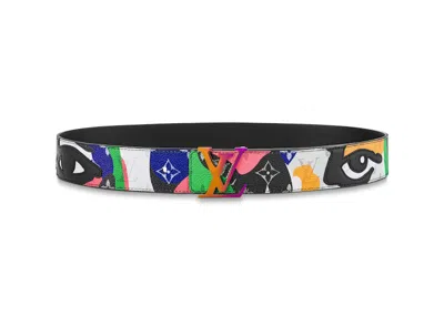 Pre-owned Louis Vuitton Men's  Lv Initials 40mm Reversible Belt