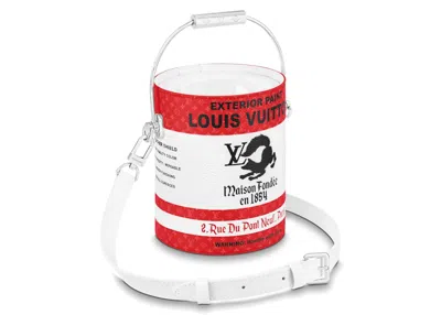 Pre-owned Louis Vuitton Men's  Lv Paint Can In Red