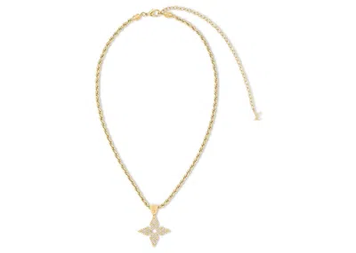 Pre-owned Louis Vuitton Men's  Lv Rope Pendant In Gold