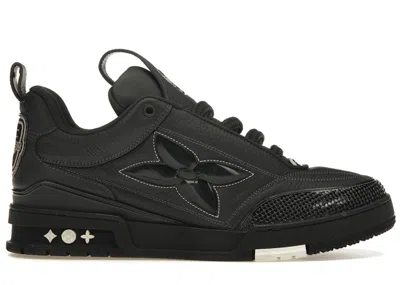 Pre-owned Louis Vuitton Men's  Lv Skate Sneaker Sneakers In Black/white In Multi