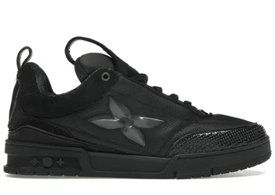 Pre-owned Louis Vuitton Men's  Lv Skate Sneaker Triple Sneakers In Black