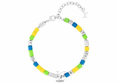Pre-owned Louis Vuitton Men's  Lv Sunrise Bracelet In Green